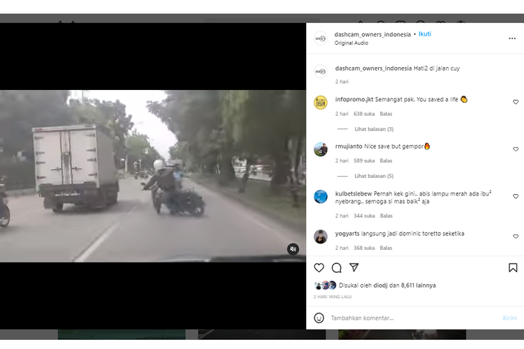 Motor Jatuh Hindari Orang Nyebrang, Ingat Lagi Cara Ngerem yang Benar - Kompas.com - Otomotif Kompas.com