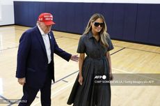 Jadi Sorotan Publik, Intip Gaya Melania Trump di Hari Pilpres AS