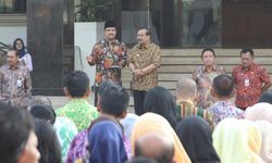 Saat Apel Pegawai Pemprov, Gus Ipul Pamit Ikut Pilkada Jatim