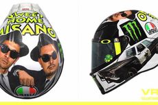 Corak Unik Helm AGV Rossi untuk Misano