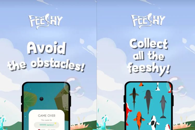 Game Feeshy di Android buatan UMN Pictures.