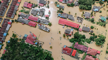 Banjir Rendam Sejumlah Wilayah di Sukoharjo, Warga Manang dan Gentan Dievakuasi