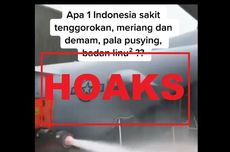 [HOAKS] Video Pesawat Pemadam Kebakaran yang Diklaim Penyebab Sakit Tenggorokan dan Demam