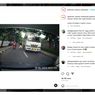 Nmax Gagal Menyalip Truk Kontainer, Hampir Adu Banteng