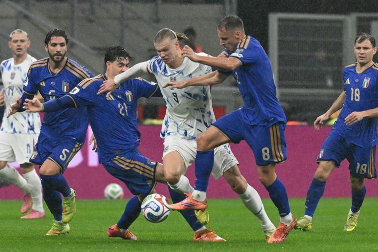 Italia Vs Norwegia 1-4: Hormat San Siro untuk Mesin Gol Haaland...