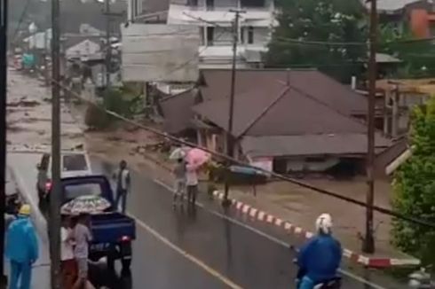 Banjir Bandang Landa Minahasa Tenggara, Akses Jalan Terputus