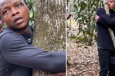 Pria Ini Memeluk 1.123 Pohon dalam Satu Jam, Pecahkan Rekor Dunia