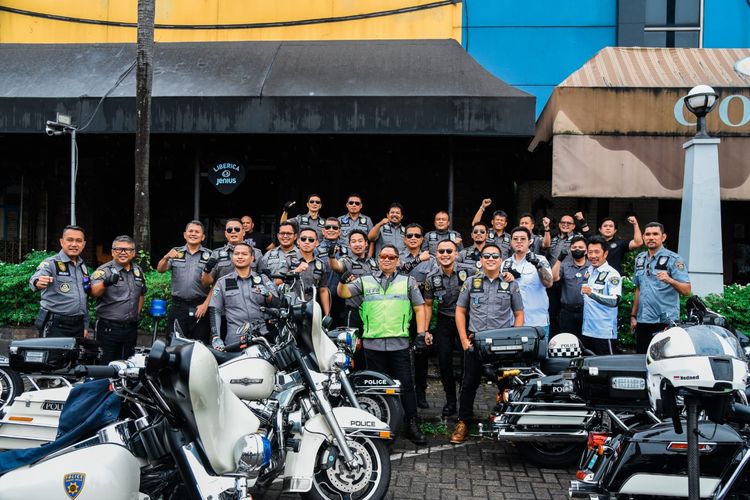 Perayaan HUT ke-5 Police Owners Group di Moto Village, Kemang, Jakarta Selatan