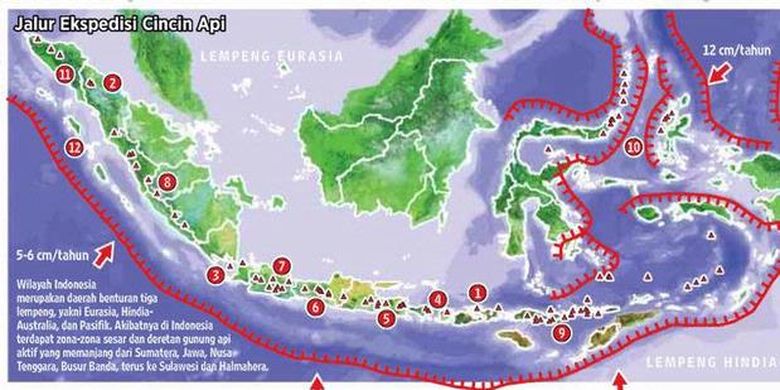 Jalur Ekspedisi Cincin Api Quot Kompas Quot