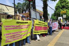 Korban Dugaan Penipuan oleh Pengembang Perumahan Datangi Polres Bogor dan Gelar Unjuk Rasa