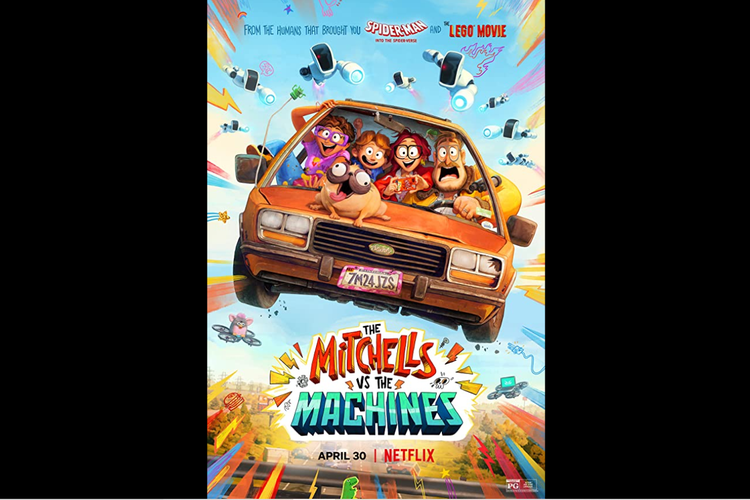 Film komedi animasi The Mitchells vs the Machines (2021).