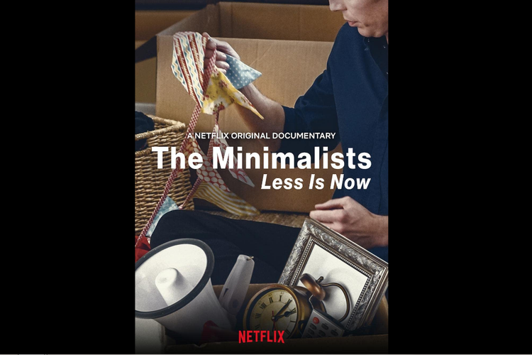 Joshua Fields Millburn dalam film dokumenter The Minimalists: Less Is Now (2021).