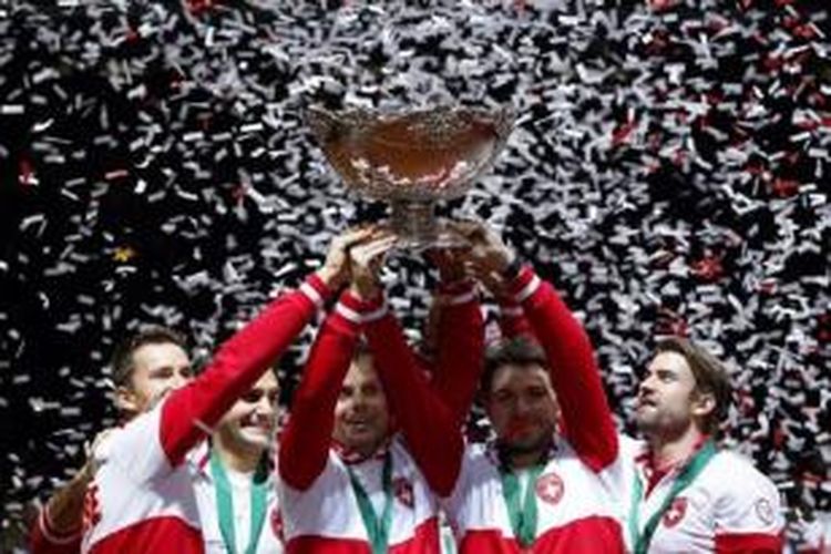 Tim Swiss juara Piala Davis 2014