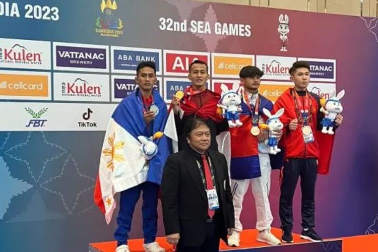 Mahasiswa Universitas Sebelas Maret (UNS) dari Prodi Pendidikan Kepelatihan Olahraga, Khoirudin Mustakim meraih medali emas pada ajang Sea Games 2023.