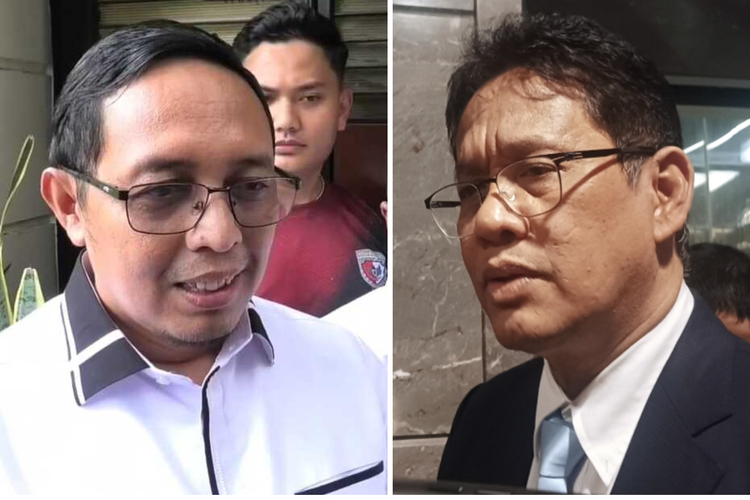 Komisaris Pertamina Hasan Nasbi (kiri) dan Menteri Keuangan Purbaya Yudhi Sadewa (kanan)