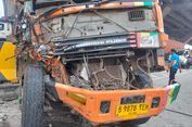 3 Truk Trailer Tabrakan Beruntun di Gerbang Tol Koja Jakut, 1 Sopir Dilarikan ke RS