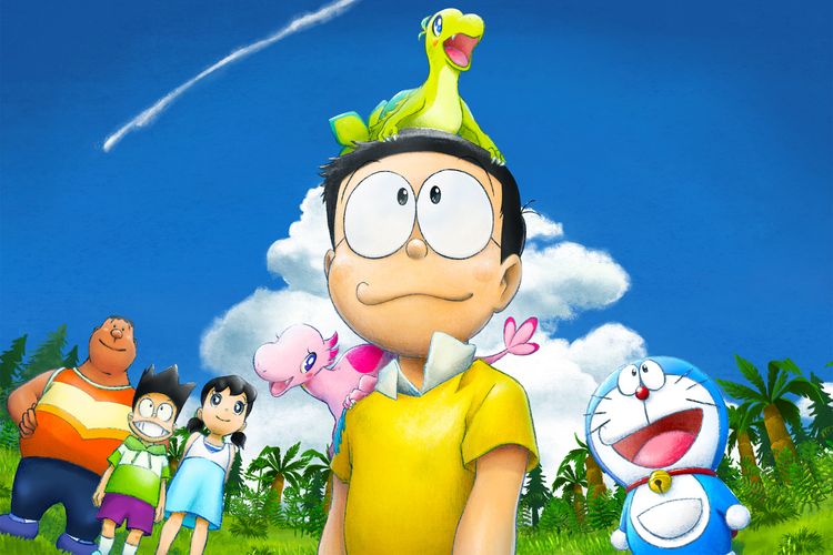 Poster film Nobita's New Dinosaur