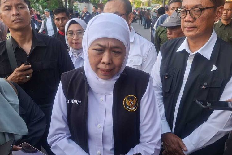 Khofifah Sampaikan Duka Cita Kecelakaan Bus Rombongan Nakes di Bromo