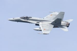 Jet Tempur F-18 Spanyol Tembak Jatuh Drone di Rumania, Diduga Milik Rusia