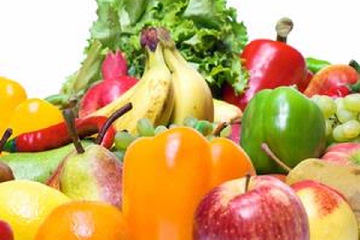 Zat pemberi warna dalam sayur dan buah amat baik untuk kesehatan tubuh. 