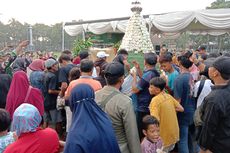Kirab Tumpeng Apem di Jombang untuk Sambut Ramadhan, Jadi Rebutan Warga di Alun-alun