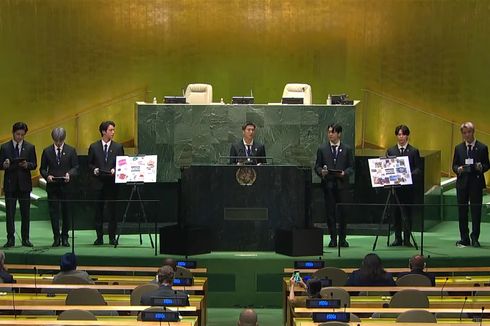 Video Pidato BTS dalam Sidang Umum PBB Ditonton 6 Juta Kali