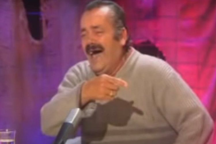 Juan Joya Borja, seorang pelawak Spanyol yang dikenal sebagai El Risitas atau Si Cekikikan meninggal pada Rabu (28/4/2021) dalam usia 65 tahun. Dia menjadi terkenal karena meme saat dia tertawa.
