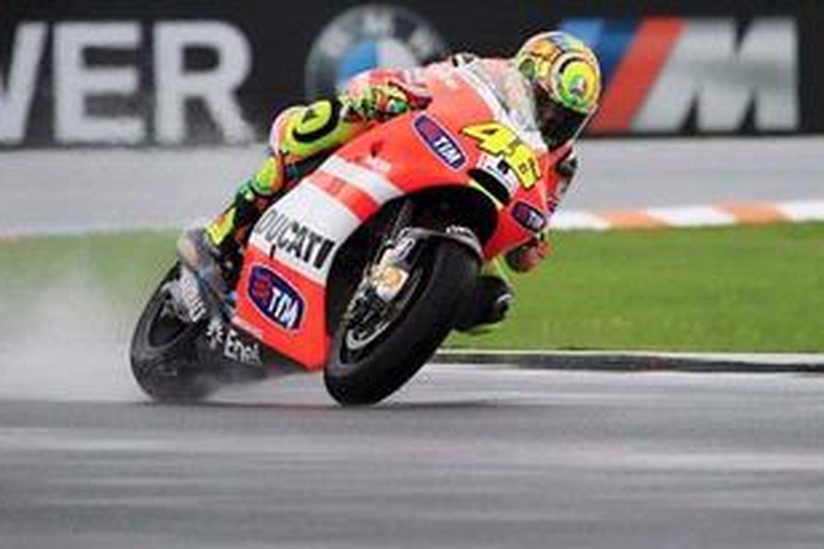 Pebalap Ducati, Valentino Rossi