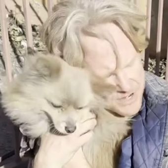 Casey Colvin bertemu kembali dengan anjing peliharaannya, Oreo, setelah lima hari menghilang dalam kebakaran hutan Los Angeles sejak 7 Januari 2025. 