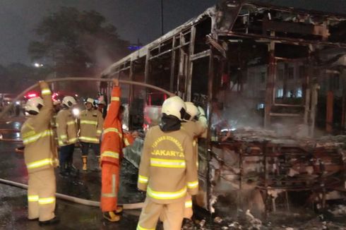 Busnya Terbakar, Transjakarta Kandangkan 60 Bus Lainnya