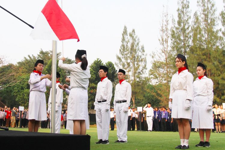 Peringatan Kemerdekaan RI di Sekolah SWA (17/8/2018)