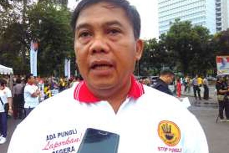 Irwasum Polri Komjen Pol Dwi Priyatno di Monas, Jakarta, Minggu (18/12/2016).