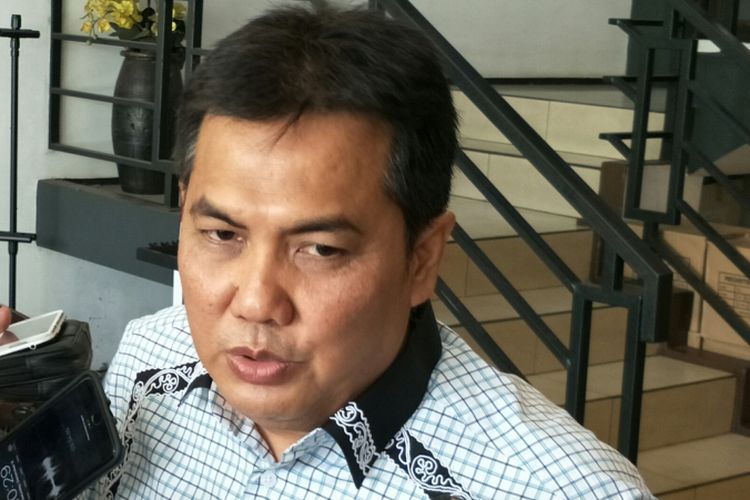 Sekretaris Jenderal Pengurus Besar Nahdhatul Ulama (PBNU) Helmi Faisal Zaini ketika ditemui di Gado-gado Boplo‎, Menteng, Jakarta, Sabtu (9/12/2017). 