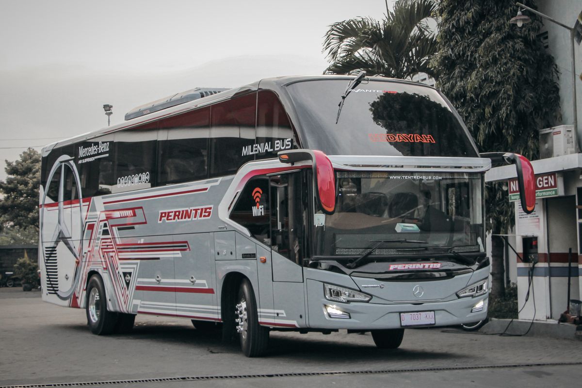 Bus baru PO Perintis dengan bodi Avante H8 buatan Karoseri Tentrem