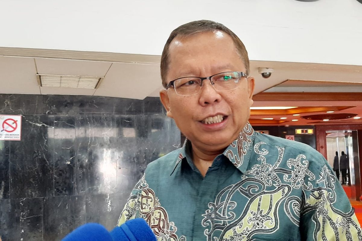 Sekjen PPP Arsul Sani di gedung DPR, Senayan, Jakarta, Selasa (11/2/2020).