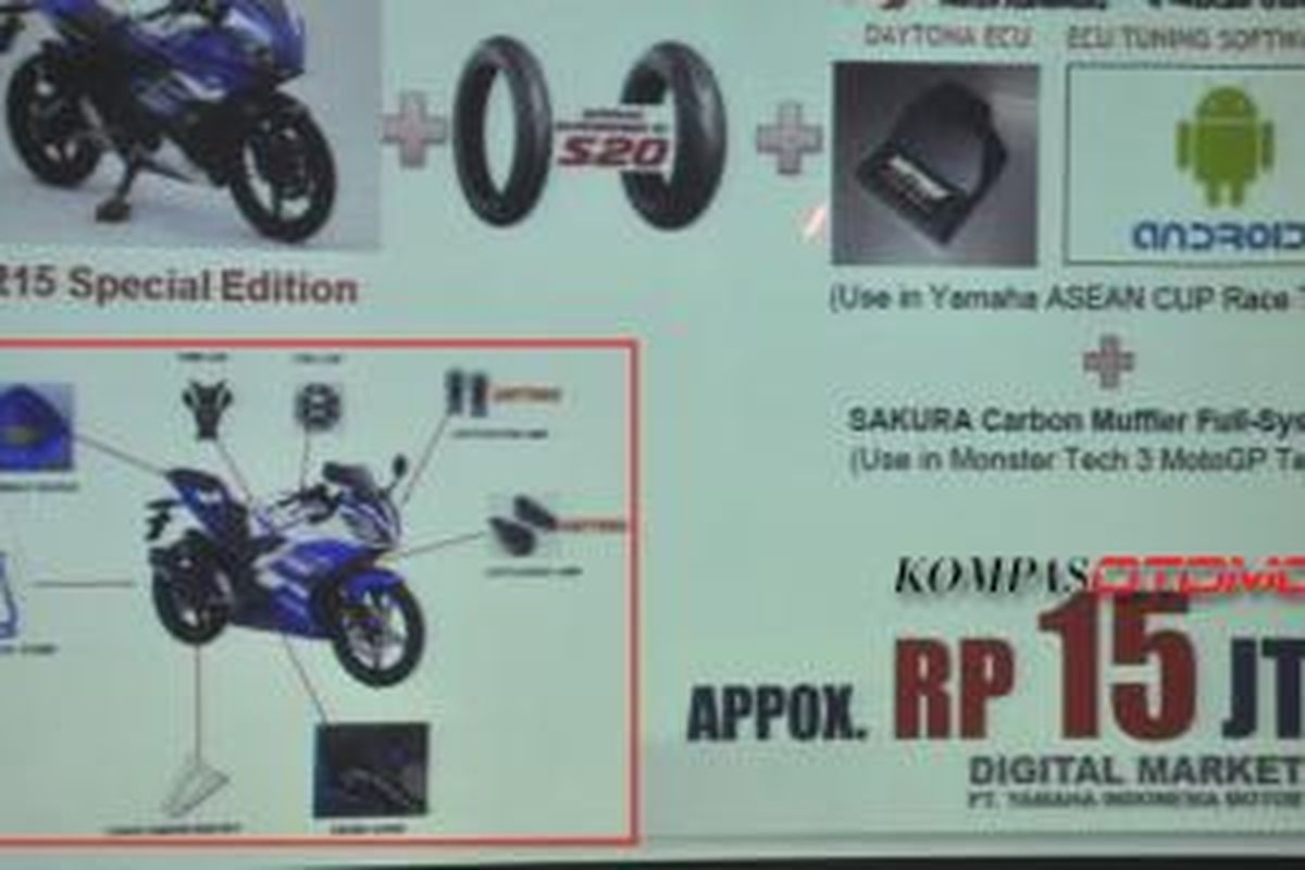 Ragam aksesori Yamaha R15