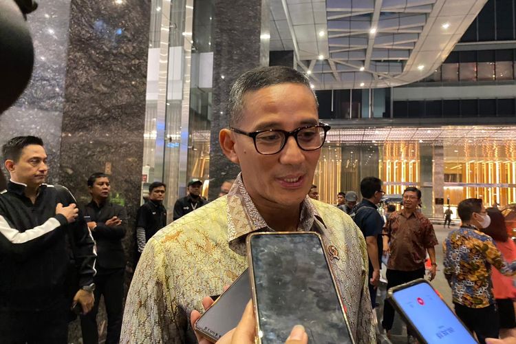 Ketua Badan Pemenangan Pemilu PPP, Sandiaga Uno saat ditemui di iNews Tower, Jakarta Pusat, Kamis (31/8/2023). 