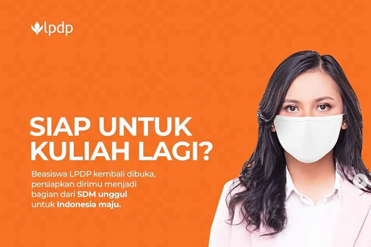 Ilustrasi pembukaan beasiswa LPDP.