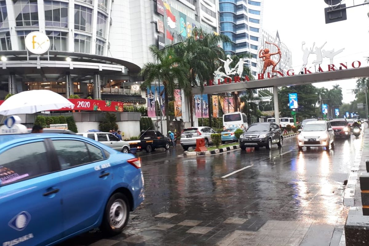 Jalan Pintu Senayan , Selasa (17/12/2019)