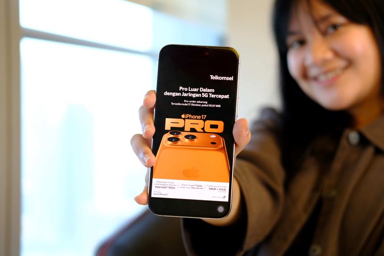 Ilustrasi paket iPhone 17 Telkomsel.