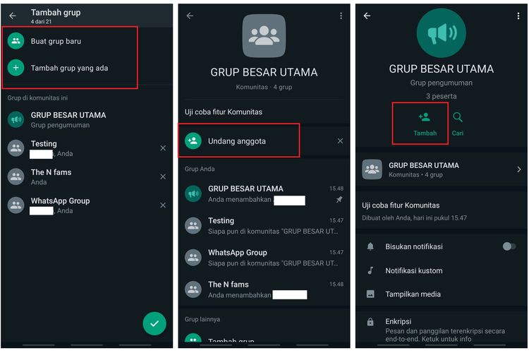 Cara membuat Komunitas di WhatsApp.