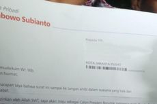 Surat Pribadi Prabowo Dikirimkan ke Rumah-rumah, Dari Mana Datanya?