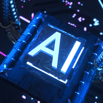 Ilustrasi artificial intelligence (AI).