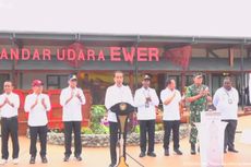 Jokowi Resmikan Terminal di Bandara Ewer, Kabupaten Asmat