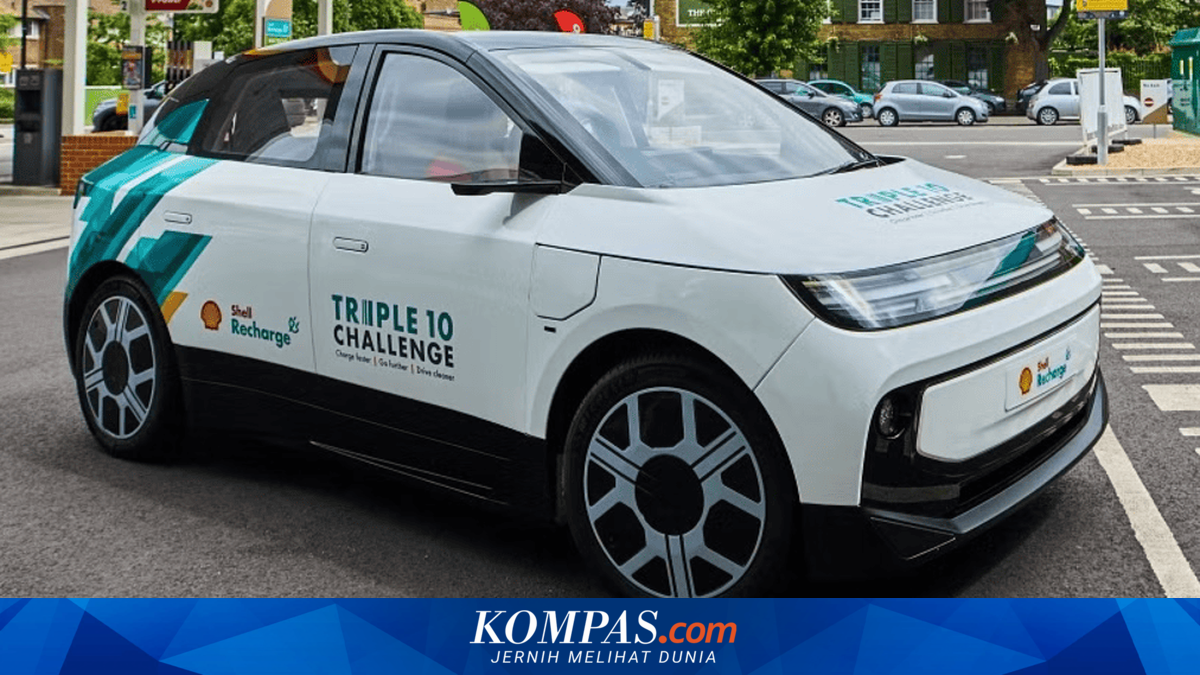 Shell Bikin Triple 10 Challenge, Mobil Listrik Konsep Super-Irit
