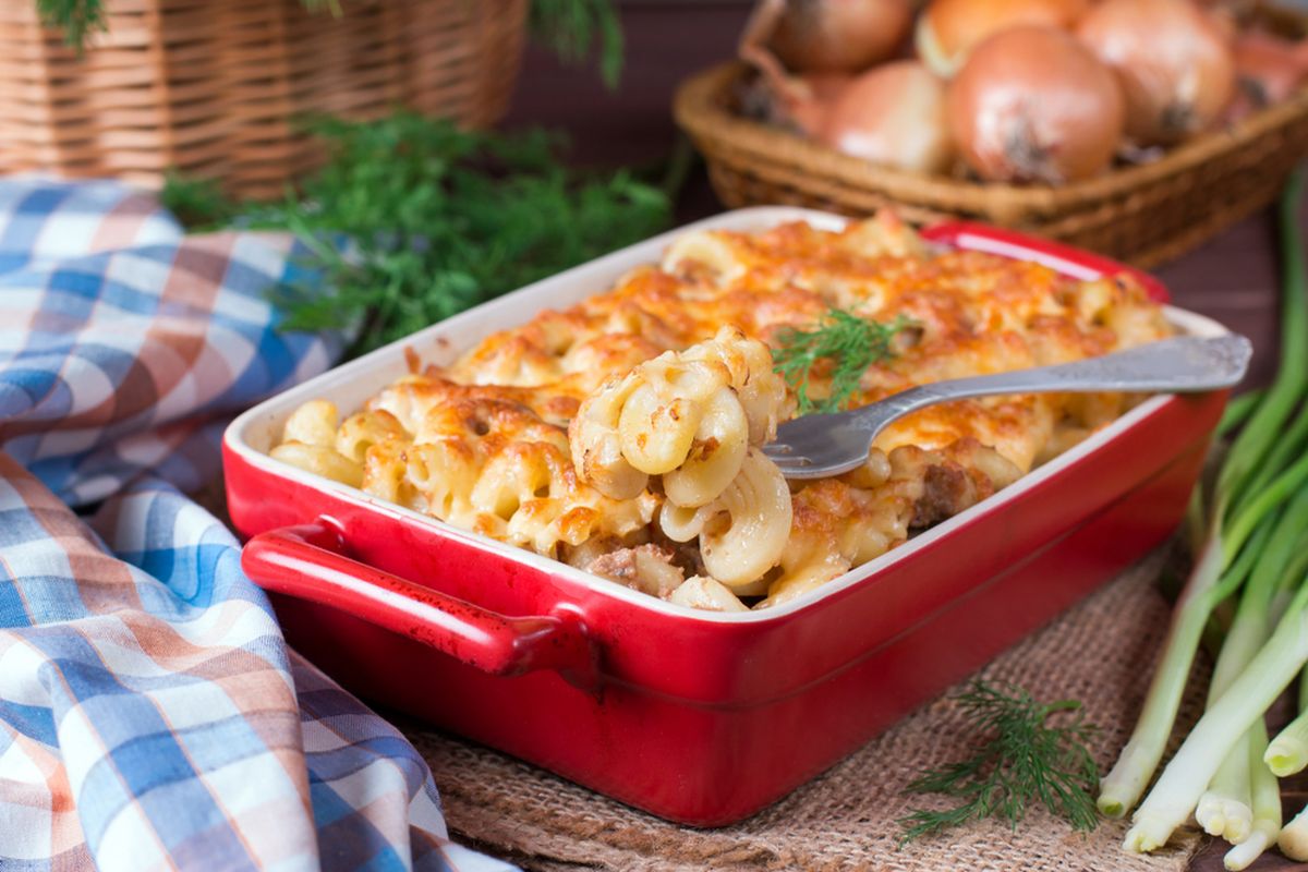 Ilustrasi macaroni schotel
