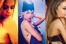 Adu Tato Rihanna, Selena Gomez, dan Ariana Grande, Siapa Paling Keren?