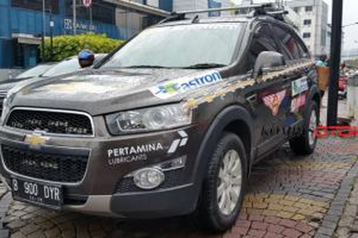 Penampilan Chevrolet Captiva milik salah satu anggota Captiva Chevy Club selepas 