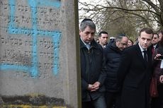 96 Nisan Makam Yahudi di Perancis Dinodai Simbol Swastika