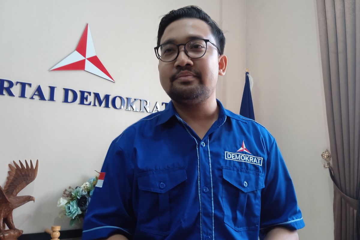 Trihandy Cahyo Saputro, calon tunggal Partai Demokrat di Pilkada Nganjuk 2024.